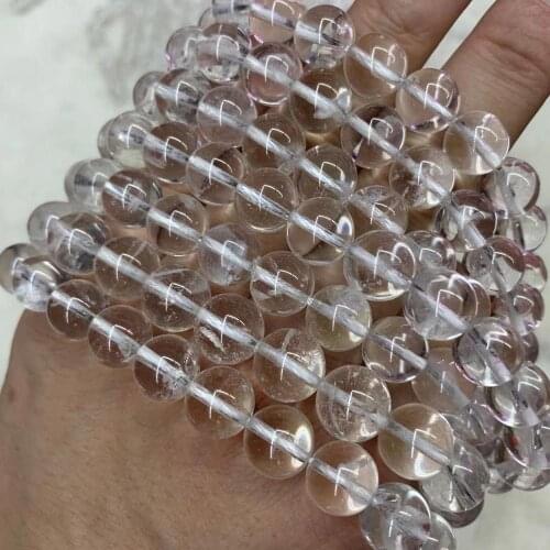 10mm white Chorite-Crystals / white rock quartz stone beads natural gemstone beads DIY loose beads for jewelry making wholesale