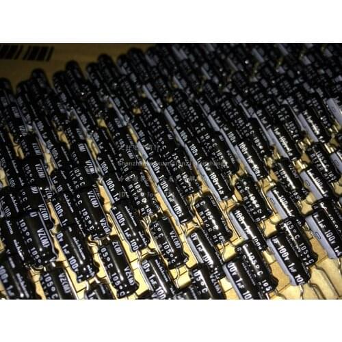 NEW NICHICON vz 100V1UF 5X11MM electrolytic capacitor 100V 1UF High frequency long life vz1uF/100V