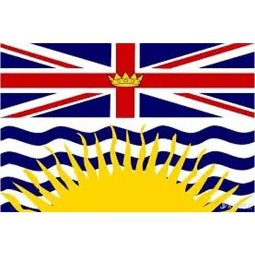 90150cm british columbia flag