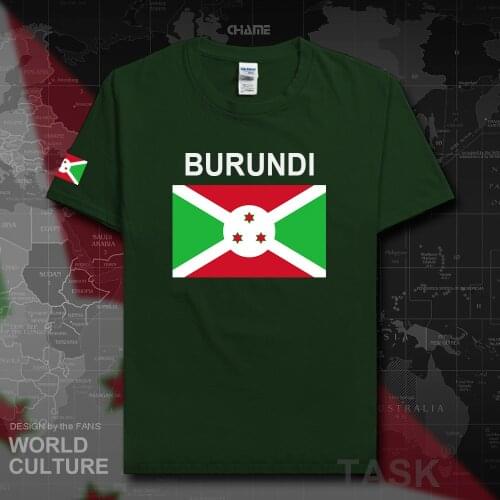 Burundi Burundian mens t shirts 2018 jerseys nation team tshirt 100% cotton t-shirt clothes tees country casual summer BDI 02