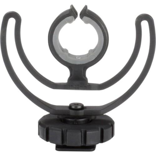 On Camera Microphone Shock Mount Holder Bracket Silicone Hot Shoe Shock Mount Anti-Vibration Suspension Shock Mount Holder Clip