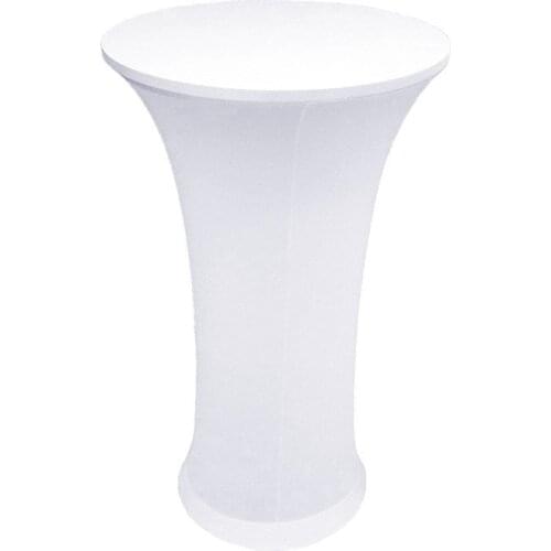 Bar Cocktail Round Stretch Table Cover for Bar Hotel Wedding Birthday Banquet Scene Table Cover Home Decor