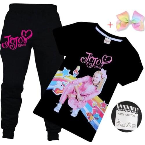 Summer style children clothing set Girls jo jo clothes sport suits T-shirt+pant for boys & girls clothes sets Birthday present