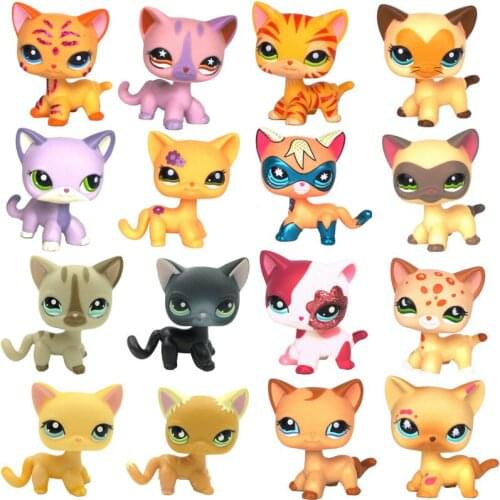 Lps cat pet shop toys Short Hair kitty Pink #2291 #852 #336 black #994 dachshund #556 #640 collie #2210 #great dane #577