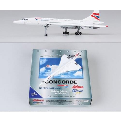 1/400 Scale British Airways Concorde Metal Alloy Airplane Model 16cm UK Air Plane Model Toys For Collectors Kids Birthday Toys