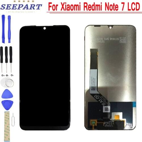 New Display for Xiaomi Redmi Note 7 LCD Display Touch Screen Digitizer Assembly for Xiaomi Redmi Note 7 LCD Screen Replacement