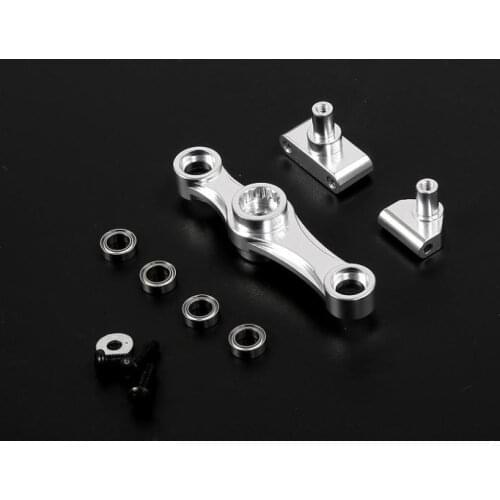 CNC machining full metal throttle servo arm 17/15T double tooth mold for LOSI 5IVE-T ROVAN ROFUN LT Available for SAVOX 0236