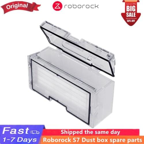 Dust box spare parts for original Roborock S7 S70 S75 cleaning robot vacuum cleaner sweeping robot parts accessory kit