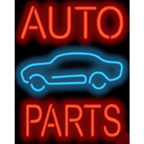 Custom Auto Parts Car Repair Car neon sign Glass Tube Beer signs Shop Store Light Bulbs Business decorative Signboard 19"x15"