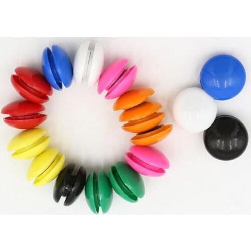 Mixed Color 1Pcs Circular Plastic Fridge Magnets Whiteboard Refrigerator Magnetic Sticker for Home Decor Kitchen Decoration