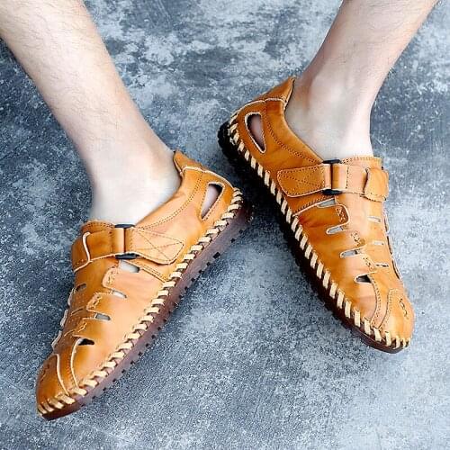 Sandel For Men Sandalia Masculina Couro Sandali Da Uomo Zandalias Hombre Sandalen Herren Sandals Men Beach For Sandal Shoes