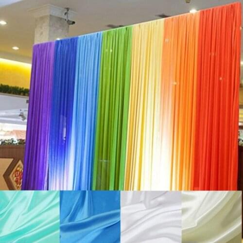 Polyester Satin Fabric For Lining Silk Pongee Curtain Decorative Lace Cloth Fabric Stage Background