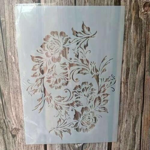 A4 Size DIY Craft Mandala Stencil for Painting on Wood,Fabric,Walls Art Scrapbooking Stamping Album Embossing Paper Cards