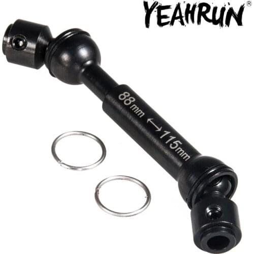 Universal Stainless Steel Drive Shaft for Axial SCX10 Honcho Dingo D90 TRX4 1/10 RC Rock Crawler Car Parts