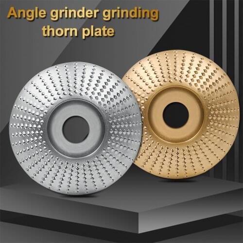 High Quanlity Steel Wood Grinding Wheel Discs Angle Grinder 4inch BoreSanding Wood Carving Discs Wood Abrasive Tool