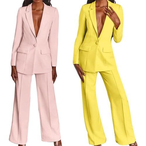 New 2Pcs Women Summer Outfit Solid Color Lacing Backless T-Shirt Elastic High Waist Casual Pants for Female Apricot/Army Green