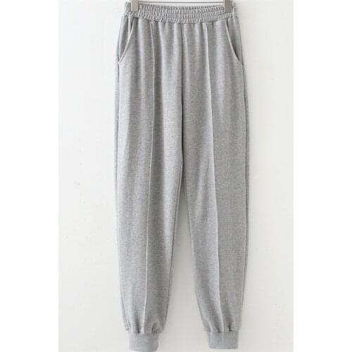 MESTTRAF TRAF Women 2021 Fashion Casual Two-Piece Set Gray Short Pullover hoodie Elastic High Waist Casual Pants Set Streetwear