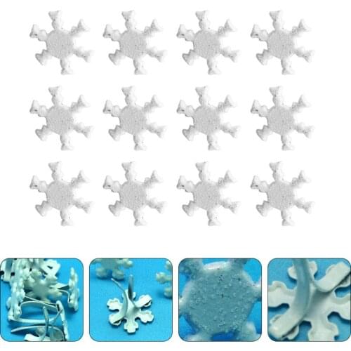 100pcs Decorative Metal Brads Snowflake Brads Fastener for DIY Art Crafts