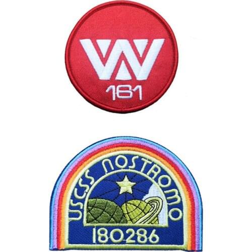 Alien USCSS NOSTROMO 180286 embroidered iron on patch, Sifi Horror Movie Alien jacket backpack fabric clothing accessories DIY
