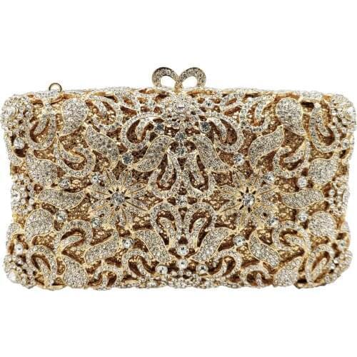 18x11CM Clutch Bag Style Metal Diamond Evening Bag Solid Color Rhinestone Clutch Bag a6659