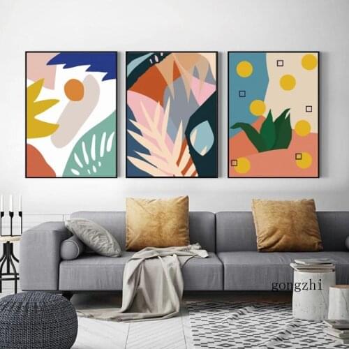 Abstract Landscape Painting Canvas Poster Picture Posters and Prints Living Room for Home Design Wall Art Painting Pictures