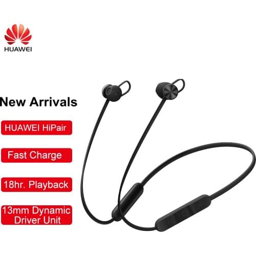 Huawei FreeLace Wireless Earphone Bluetooth Sport Waterproof In-ear Memory Cable Metal Cavity Silicon Magnetic Switch