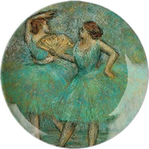 Decorative Ceramic Disc Dining Room Degas Dancers Entrance Decoration Porcelain Plate Painting Wall Hanging Plate