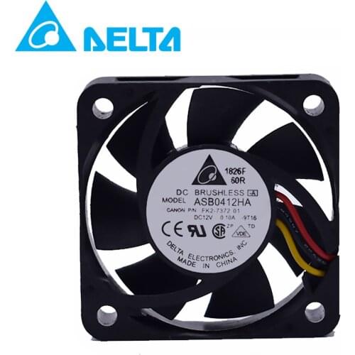 For delta ASB0412HA DC 12V 0.10A 4CM 4010 40*40*10mm 6000RPM 2 3 Wires for Silent Cooling Fan Hydro Bearing Fan