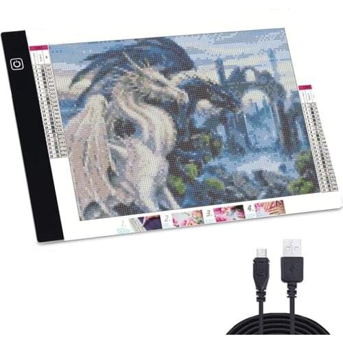 LED Light Box A4 Drawing Tablet Graphic Writing Digital Tracer Copy Pad Board for Diamond Painting Sketch Dropshipping Wholesale