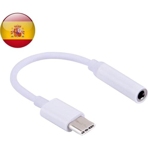 Cable Adapter USB type C to Mini Jack 3,5mm Cable Aux For Earphone de USB-C a 3,5mm For HUAWEI, XIAOMI y SAMSUNG