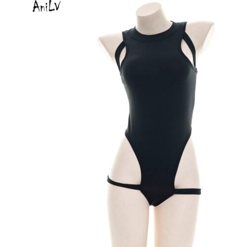 AniLV NieR Automata YoRHa Type A No. 2 Bodysuit Swimsuit Uniform Costume one-piece Swimwear Pool Party Cosplay