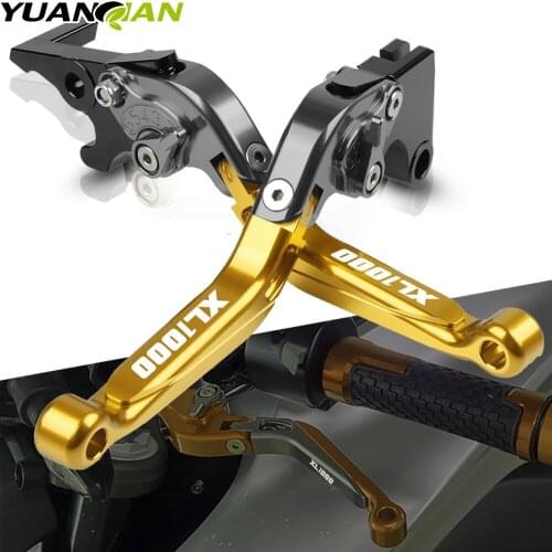 Motorcycle Accessories For Honda XL1000 / XL1000V VARADERO XL 1000 V 1999-2013 Aluminum Folding Extendable Brake Clutch Levers