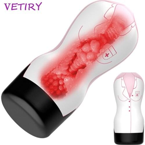 Male Masturbator Cup Soft Pussy Sex Toys Real Vagina Adult Endurance Exercise Sex Product Vacuum Pocket Cup for Men Masturbation