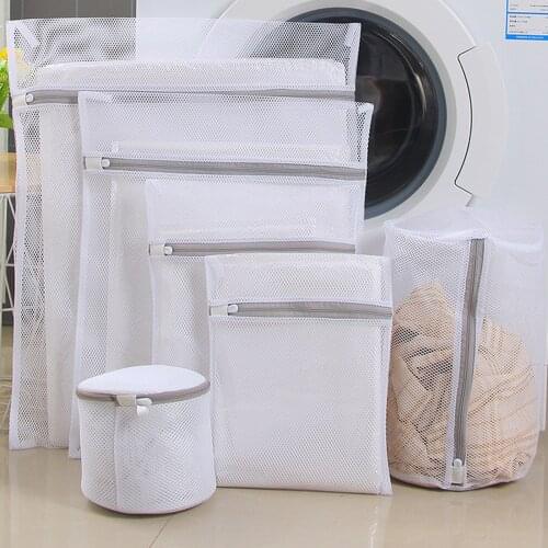 Mesh Laundry Bags Set Polyester Coarse Net for Washing Machines Mesh Bra Bag, Underwear Organizer Washing Dirty Clothes Laundry