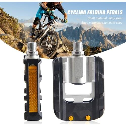 NEW Universal Bike Foldable Pedal 9/16" Non-Slip Foldable Pedal for Commuter Bicycle Mountain Bike Folding Bicycle Road Bike