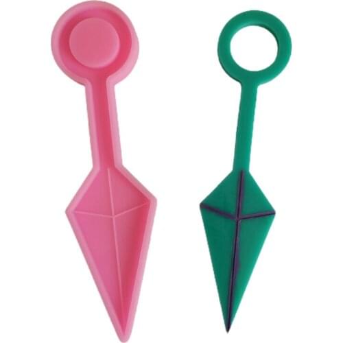 2021 New DIY Crafts Casting Tool Dagger Epoxy Resin Mold Jewelry Earrings Silicone Mould