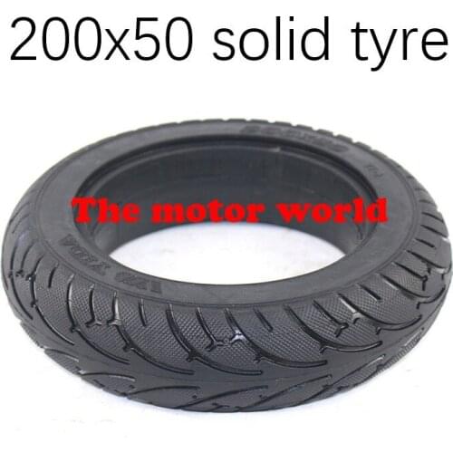 Newest Hot Sale High Performance 200x50 Solid Tire Explosion-proof Fit 200x50 Self Balancing Electric Bike Scooter