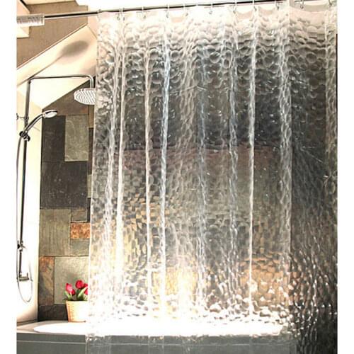 Solid 3D Bathroom Shower Curtain High Quality waterproof bathroom accessories modern solid design 180x180cm,180x220cm