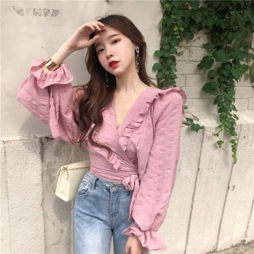 Cheap wholesale 2019 new Spring Summer Autumn Hot selling womens fashion casual ladies work Shirts MW314