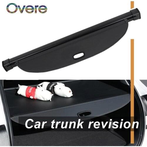 OVERE 1Set Car Rear Trunk Cargo Cover For Toyota Harrier 2015 2016 2017 2018 Styling Black Security Shield Shade Car accessories