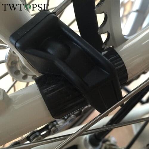 TWTOPSE Cycling Bicycle Rear Frame Carbon Protector Guard For Brompton Bike Back Fork Protective Patch Gasket Pad Accessories