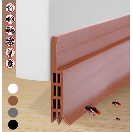 Under Door Draft Stoppers Doors Bottom Weather Stripping Energy Saving Wind Blocker Window Seal Strip Noise Stopper Insulator