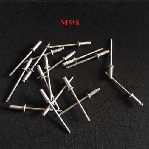 10pcs Flat head pull nails/pull rivets/countersunk head pulling core rivets/decorating nails M5*8