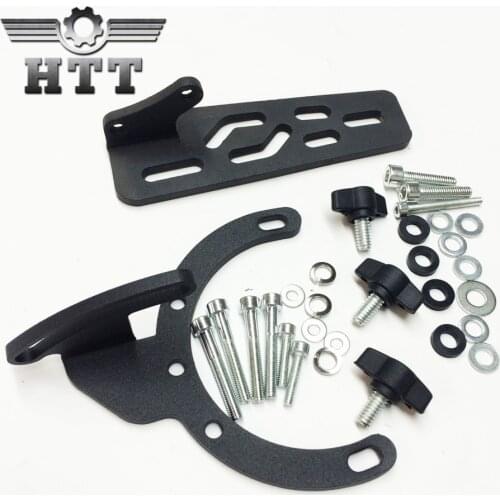 Aftermarket free shipping motorcycle parts Adjustable Tank Mount for Honda BMW Camera GPS Phone Gas Cap Black