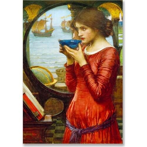 Full Square Round Drill 5D DIY Diamond Painting Embroidery Cross Stitch 5D Home Decor Gift History Painting Waterhouse