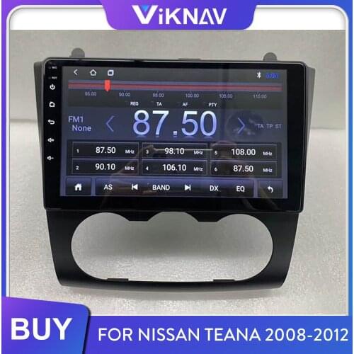 For Nissan Teana Altima 2008-2010 2011 2012 Car Radio Stereo Multimedia Player Head Unit Auto & Manual A/C North America