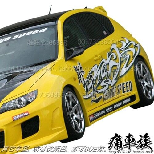 Car sticker for SUBARU SUBARU Impreza Door body exterior decoration sticker WRX STi Racing car sticker