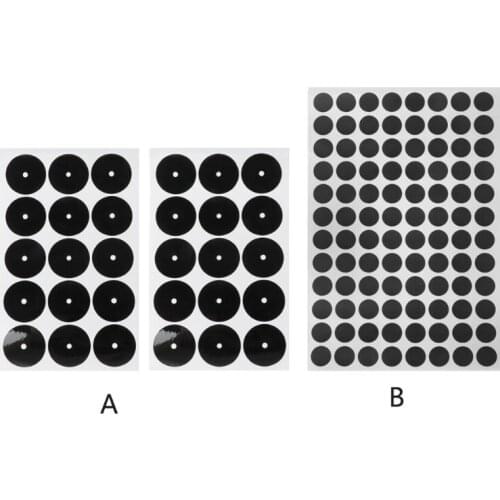 Billiard Point Stickers Black Table Spots White Ball Locator Sticker Snooker Pool Accessories American/English