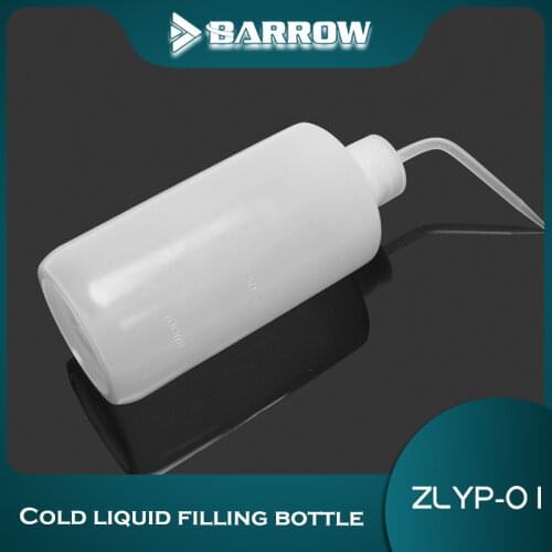 Barrow Squeezed Elbow Bottle Water Coolant Water Filling Bottle Water Bottle Dilution Bottle Transparent PE Material 500ML