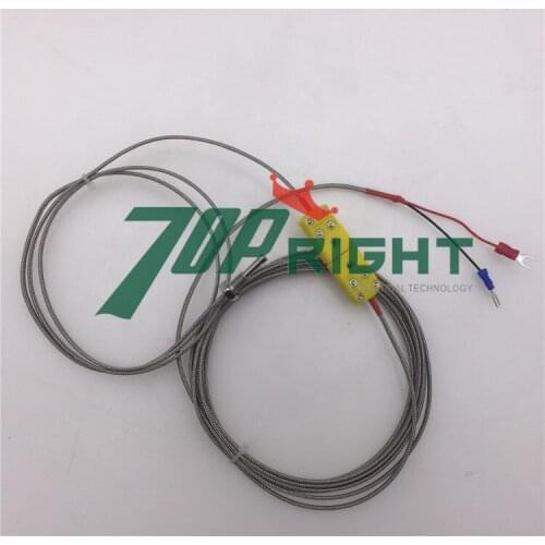 M6 Screw head sensor for k type thermocouple with Male K connector and * Female K connector